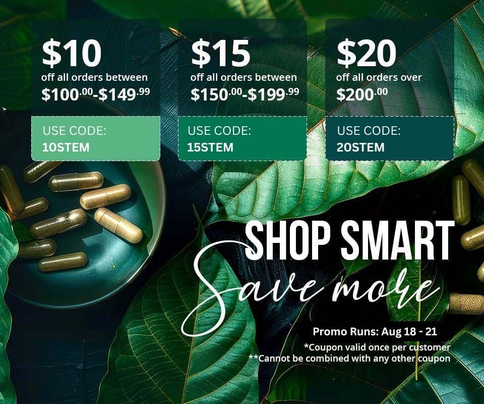 Use code 10STEM to receive $10 off orders between $100 - $149.99 | Use code 15STEM to receive $15 off orders between $150 - $199.99 | Use code 20STEM to receive $20 off orders over $200 until Aug 21st