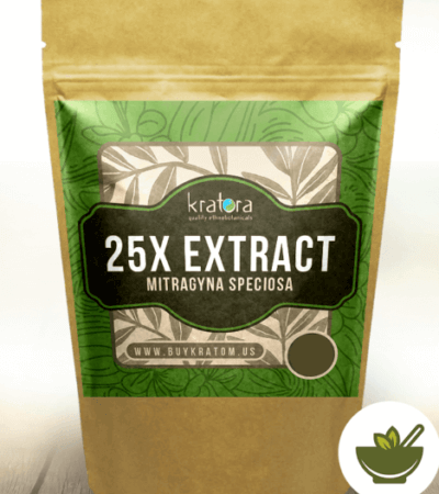 A Bag of Kratora's 25x Kratom Extract