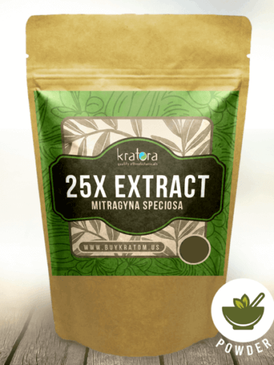 A Bag of Kratora's 25x Kratom Extract