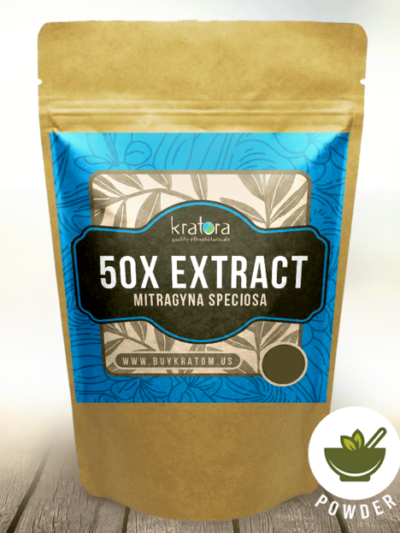 A Bag of Kratora's 50x Kratom Extract