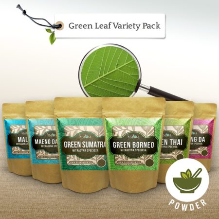 Green leaf kratom pack