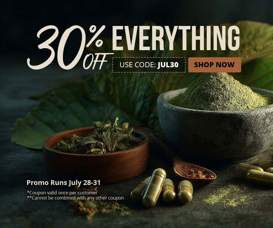Use code JUL30 until 07/31 to receive 30% off your order.