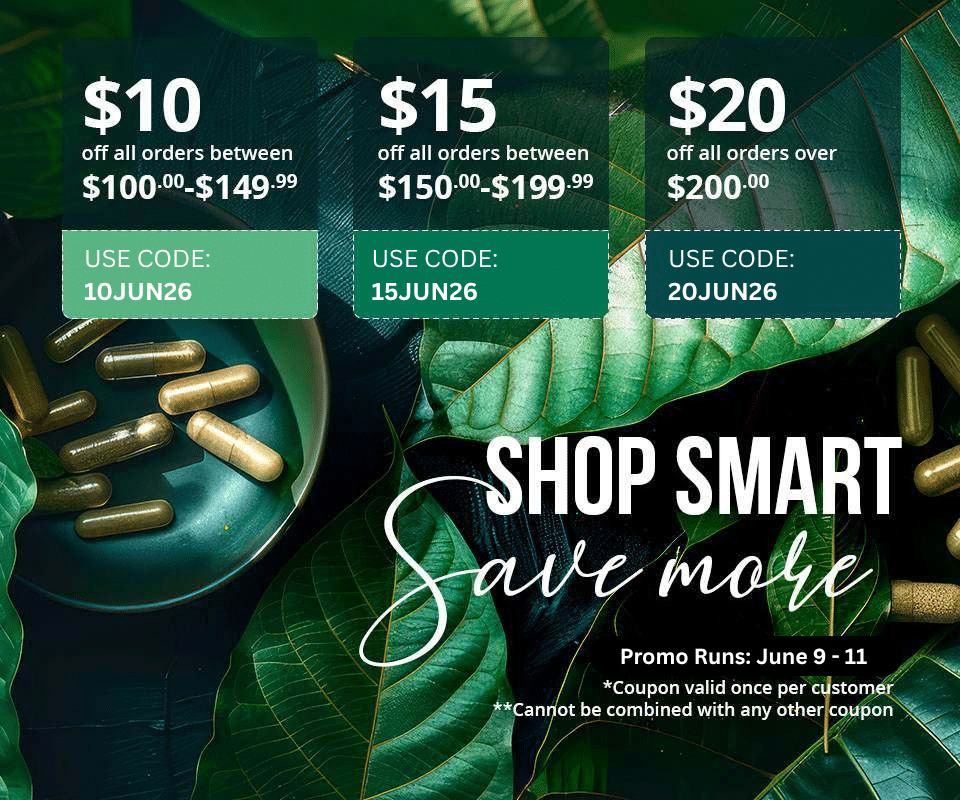 Use code 10JUN26 to receive $10 off orders $100-$149.99 - use code 15JUN26 to receive $15 off orders $150-$199.99 - use code 20JUN26 to receive $20 off orders $200+