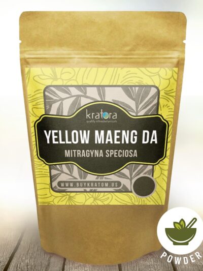 Yellow Maeng Da Kratom Bag
