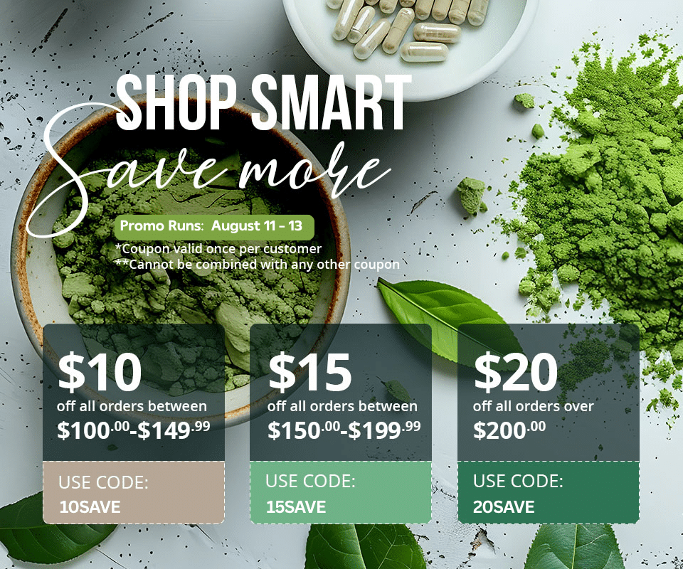 Use code 10SAVE, 15SAVE or 20SAVE, to receive a discount until 8/13