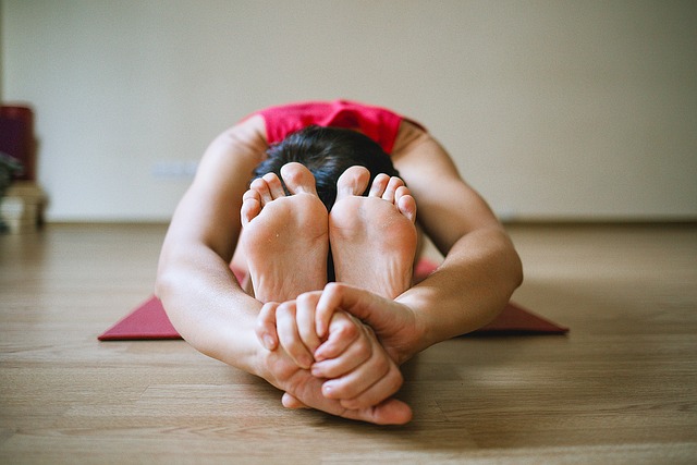 Feet and hands yoga pose