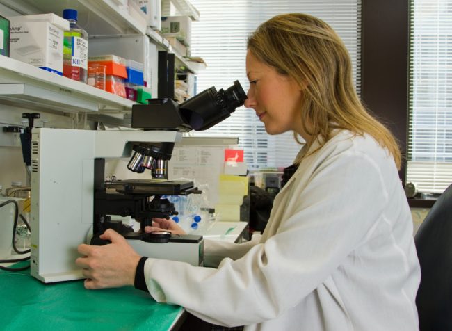 Female Scientist in a Laboratory