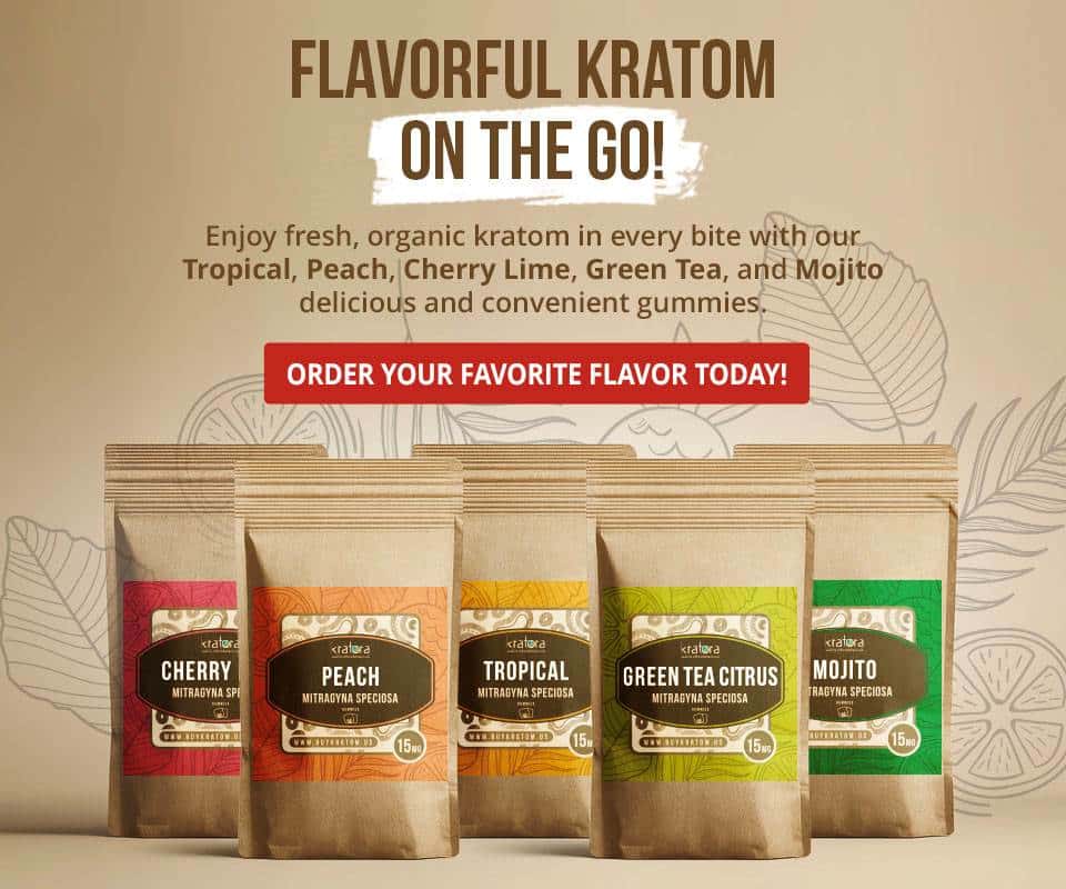 Buy kratom gummies at Kratora