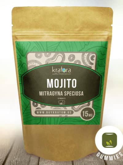 A pack of mojito kratom gummies