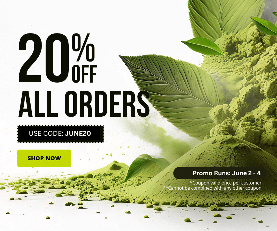 Use code JUNE20 to get 20% off all orders until June 4.