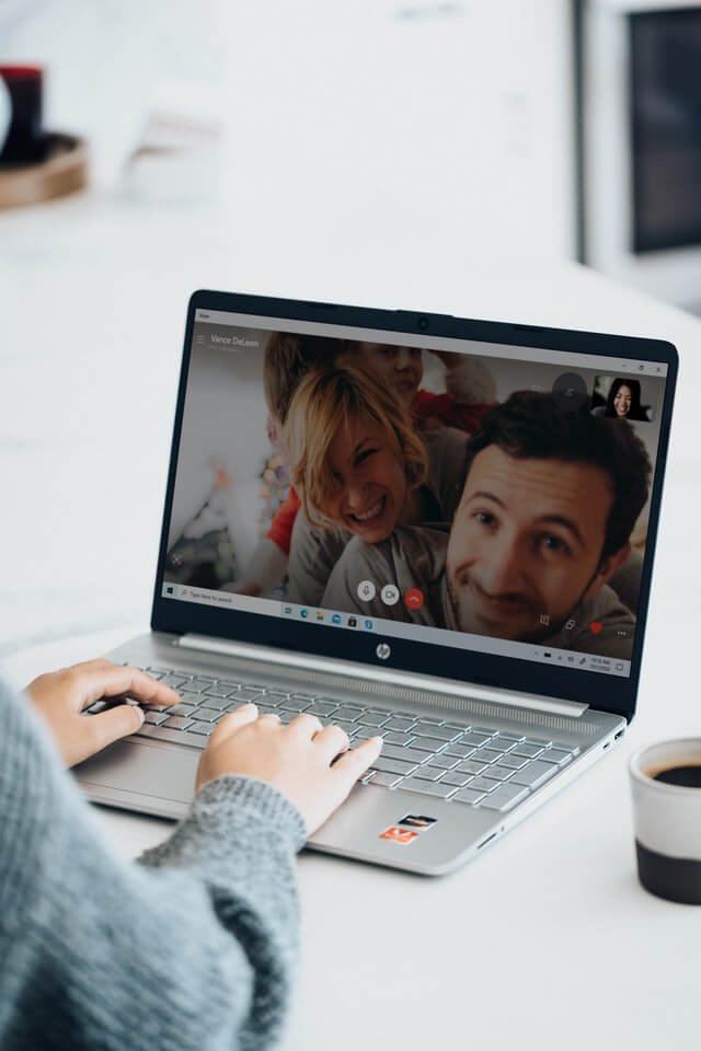 Social support via a computer screen.