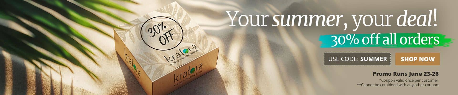 Use coupon code SUMMER to get 30% off your order. Promo ends 6/26