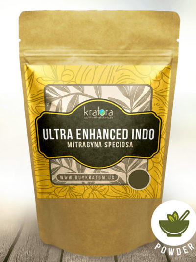 Pouch of Ultra Enhanced Indo Mitragyna speciosa capsules